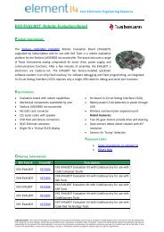 EKS-EVALBOT: Robotic Evaluation Board - Farnell