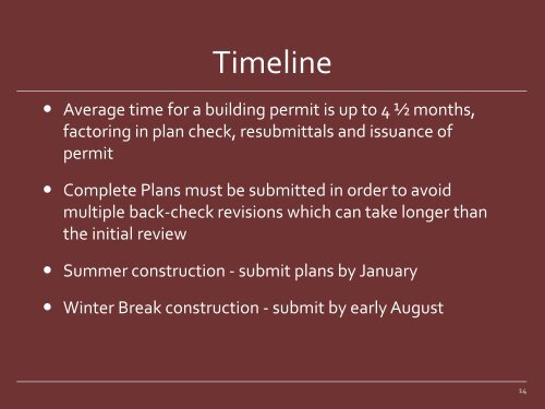 Permitting, Construction and Closeout (PDF) - Stanford University
