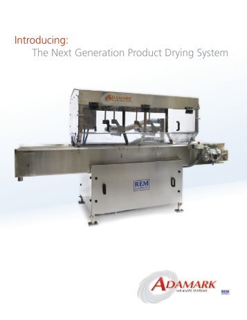 202 Air Knife Drying Conveyor Product information - R.E.Morrison ...