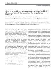 Effects of three different photoperiods on the growth and body ...