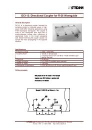 Directional Coupler DC113 Datasheet - S-TEAM Lab