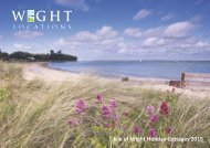 Wight Locations 2015 Holiday Cottages 