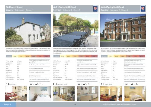 Wight Locations 2015 Holiday Cottages 