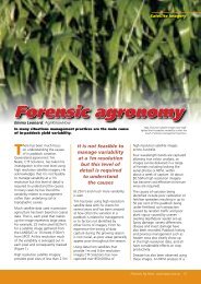 Forensic agronomy - SPAA