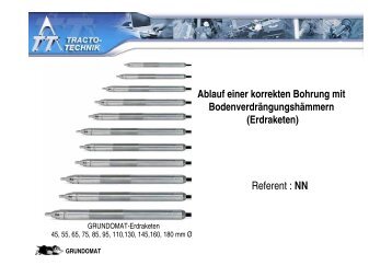 GRUNDOMAT - Sicherheit - Tracto-Technik