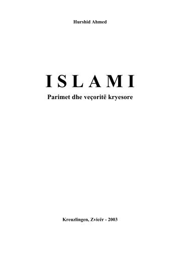 ISLAMI-Parimet dhe veçoritë kryesore (ISLAM - Basic ... - El-Hikmeh
