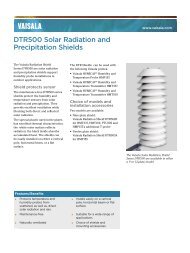 DTR500 Solar Radiation and Precipitation Shields