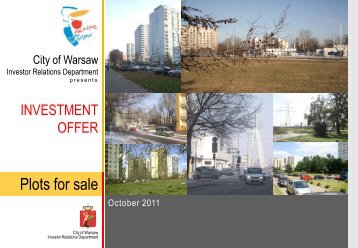 Warsaw investment offer, October 2011 - Warszawa