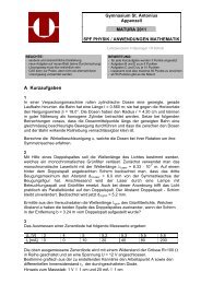 Mathematik/Physik (Schwerpunktfach) - Gymnasium St. Antonius ...