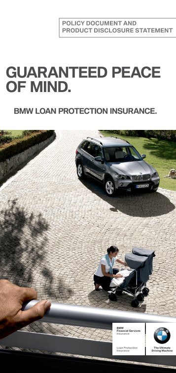 BMW Loan Protection Insurance PDS