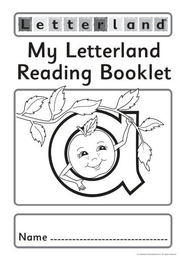 My Letterland Reading Booklet