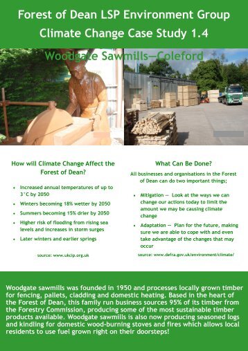Woodgate Sawmills Case Study - Forest of Dean District Council