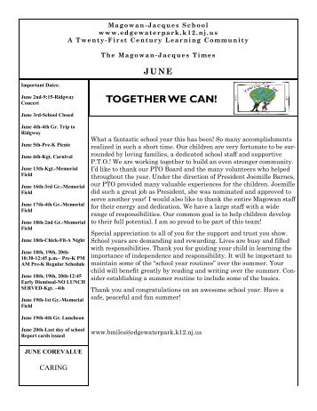 June 08[1] - Edgewater Park Township School District