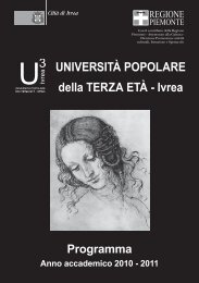 programma dei corsi - uni3ivrea.it