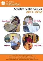 110706 full brochure 2011 20.. - St Josephs Pastoral Centre