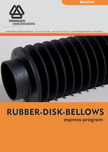 RUBBER-DISK-BELLOWS