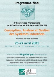 (France)â¦ - UniversitÃ© de technologie de Troyes