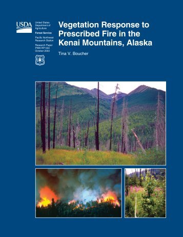 Vegetation Response to Prescribed Fire in the Kenai Mountains ...