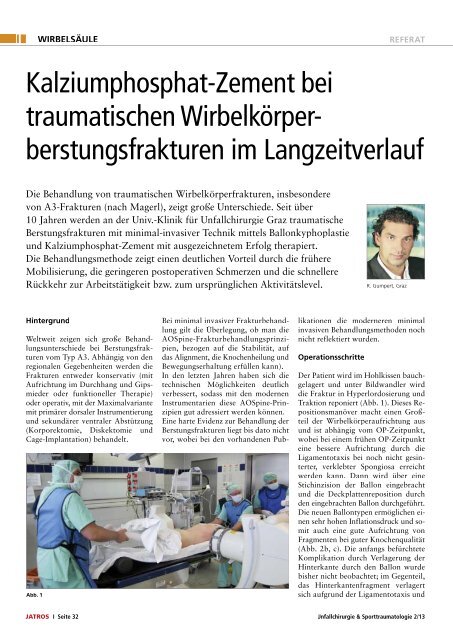 02/2013 - Ãsterreichische Gesellschaft fÃ¼r Unfallchirurgie