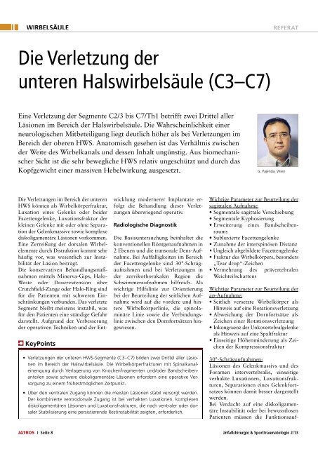 02/2013 - Ãsterreichische Gesellschaft fÃ¼r Unfallchirurgie