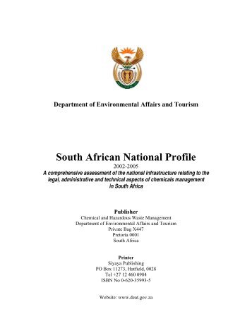 South African National Profile - UNITAR