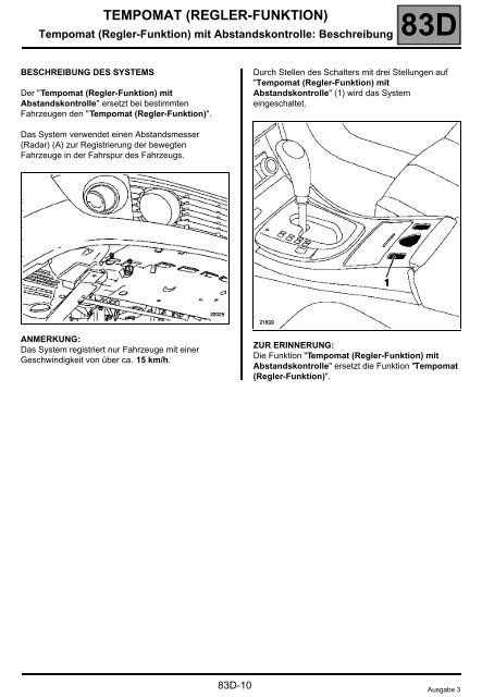 TEMPOMAT (REGLER-FUNKTION) - AutoExtrem.de