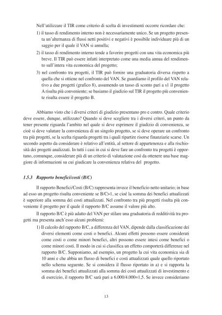 Considerazioni sugli aspetti economici  nella valutazione dei ... - Inea