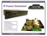 IP Power Datasheet - Aviosys