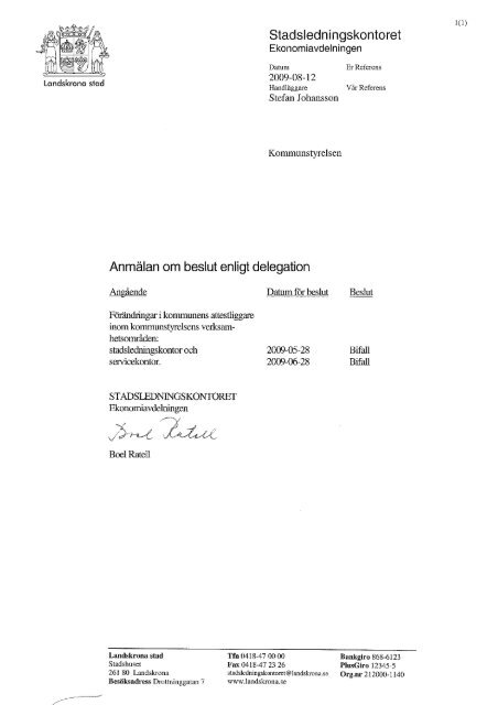 FÃ¶rvaltningscheferna m fl (pdf) - Landskrona kommun