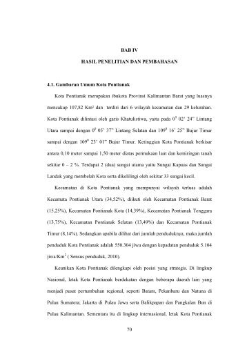 70 BAB IV HASIL PENELITIAN DAN PEMBAHASAN 4.1. Gambaran ...