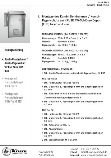 Montageanleitung