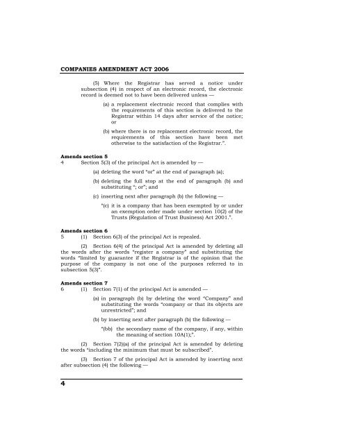 Companies Amendment Act 2006.pdf - Bermuda Laws Online