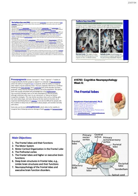 Neurological Examination, clinical cases and neuropsychological ...