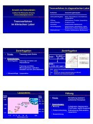 pdf, 813 KB - Institut für Klinische Chemie - UniversitätsSpital Zürich