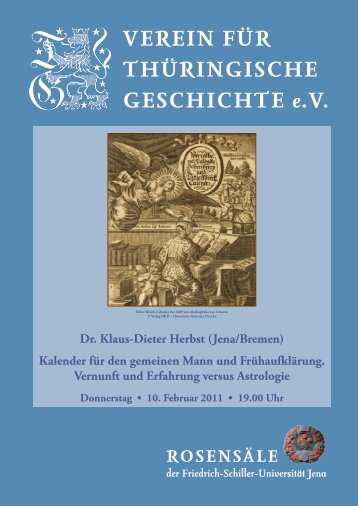 Dr. Klaus-Dieter Herbst - Verein fÃ¼r ThÃ¼ringische Geschichte