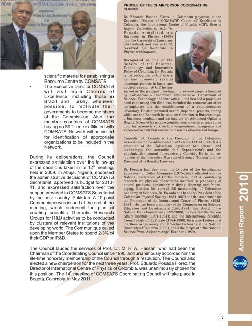 Annual Report 2010 - Comsats