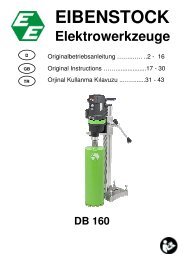 DB 160 D GB TR - Eibenstock