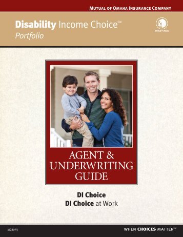 AGENT & UNDERWRITING GUIDE - Mutual of Omaha
