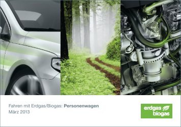 Fahren mit Erdgas/Biogas: Personenwagen MÃ¤rz 2013 - Erdgasfahren