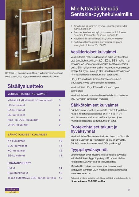 Sentakia esite - Netrauta.fi