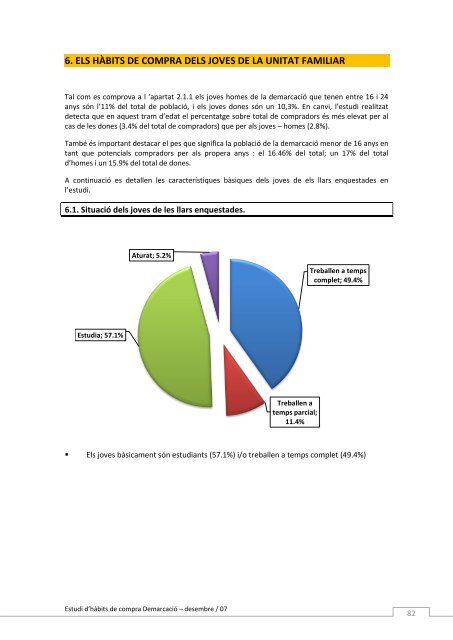 Estudi d'hÃ bits de consum 2007 - Cambra de ComerÃ§ de Sabadell