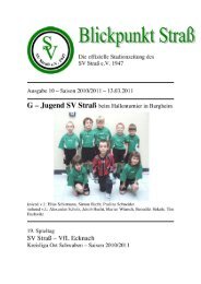 Stadionzeitung Blickpunkt Straß 2011_03_13