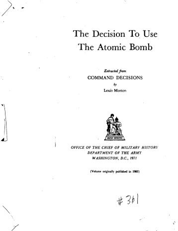 decision to drop the atomic bomb Why did america drop the bomb on hiroshima and nagasaki : a short study on the united state's decision to drop the atomic bomb on the japanese city's of hiroshima and nagasaki sep 2, 2015 by michael lach kindle edition $000 read this and over 1 million books with kindle unlimited $2000 $ 20 00 to buy get it today, oct 7. decision to drop the atomic bomb Why did america drop the bomb on hiroshima and nagasaki : a short study on the united state's decision to drop the atomic bomb on the japanese city's of hiroshima and nagasaki sep 2, 2015 by michael lach kindle edition $000 read this and over 1 million books with kindle unlimited $2000 $ 20 00 to buy get it today, oct 7.