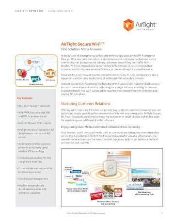 AirTight Secure Wi-FiÃ¢Â„Â¢ - AirTight Networks