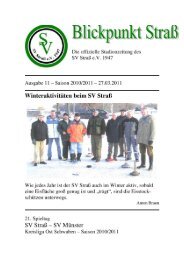 Stadionzeitung Blickpunkt Straß 2011_03_27