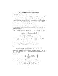 MATH 438: Solutions for Problem Set 2 5.4.5: The Cauchy ... - pacific