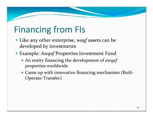 Integrating Waqf and Financial Sector by Habib Ahmed