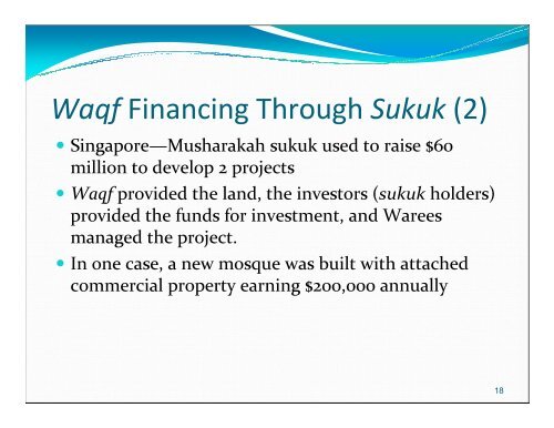 Integrating Waqf and Financial Sector by Habib Ahmed