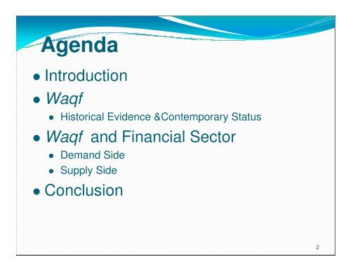 Integrating Waqf and Financial Sector by Habib Ahmed