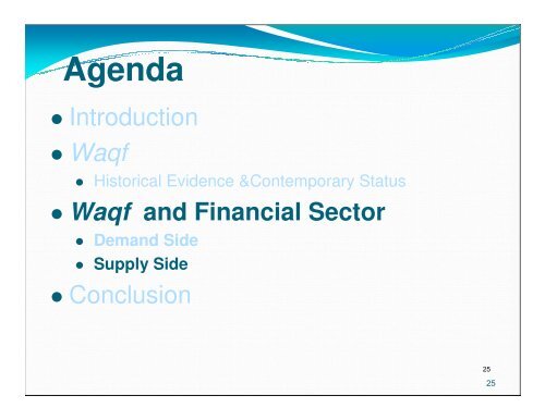 Integrating Waqf and Financial Sector by Habib Ahmed